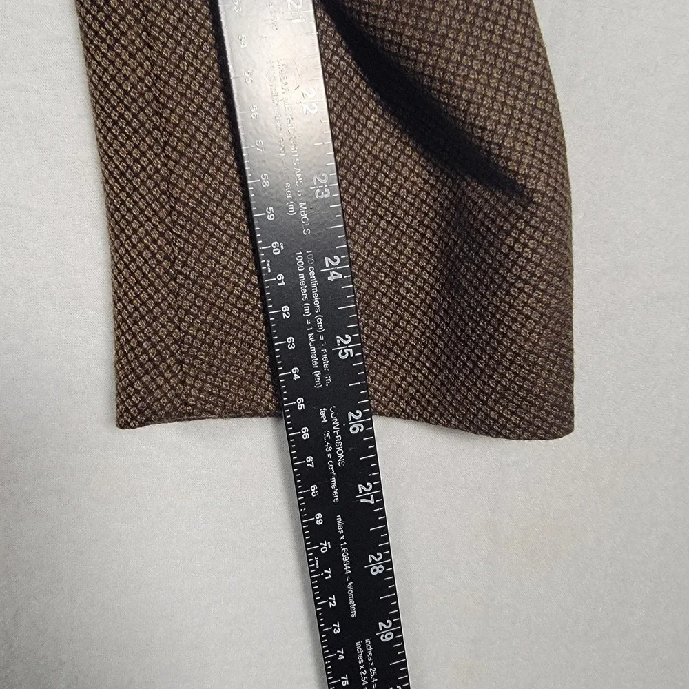 Ermenegildo Zegna 15 Milmil 15 Sport Coat Mens Brown Weave Wool Blazer Swiss